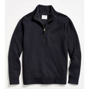 Billy Reid Quilted Half Zip